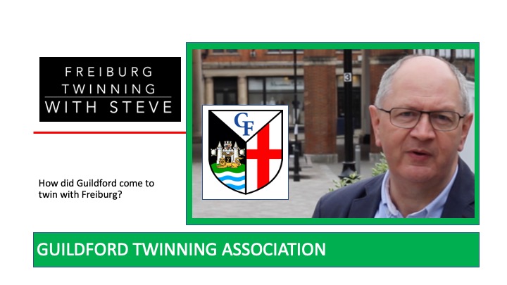 Frontsheet for Freiburg twinning with Steve
